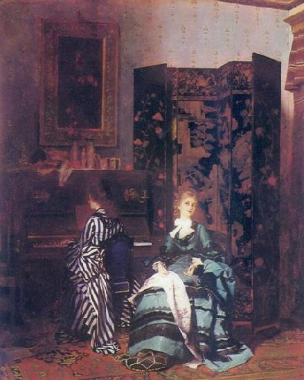 Albert von Keller Chopin oil painting picture